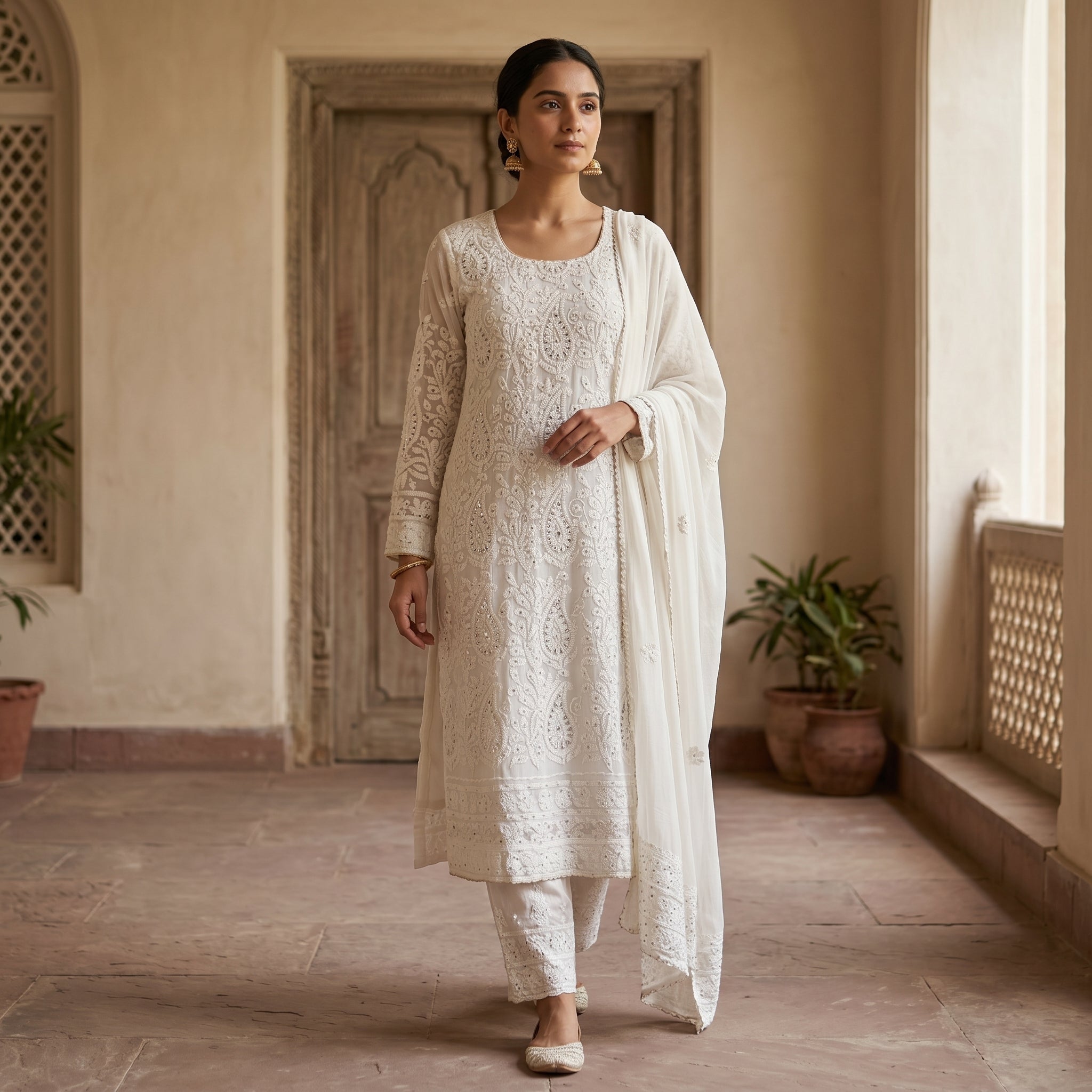 Noor-e-Qamar - Salwaar Kameez & Dupetta Set
